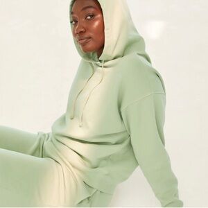 Girlfriend Collective 50/50 Pistachio Hoodie Sz S